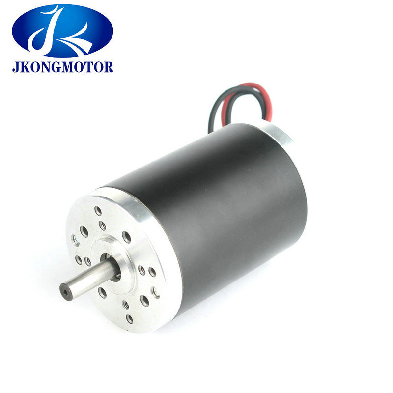 High Speed 63mm Brush Type DC Motor 12V , 24V CNC Machine Motors