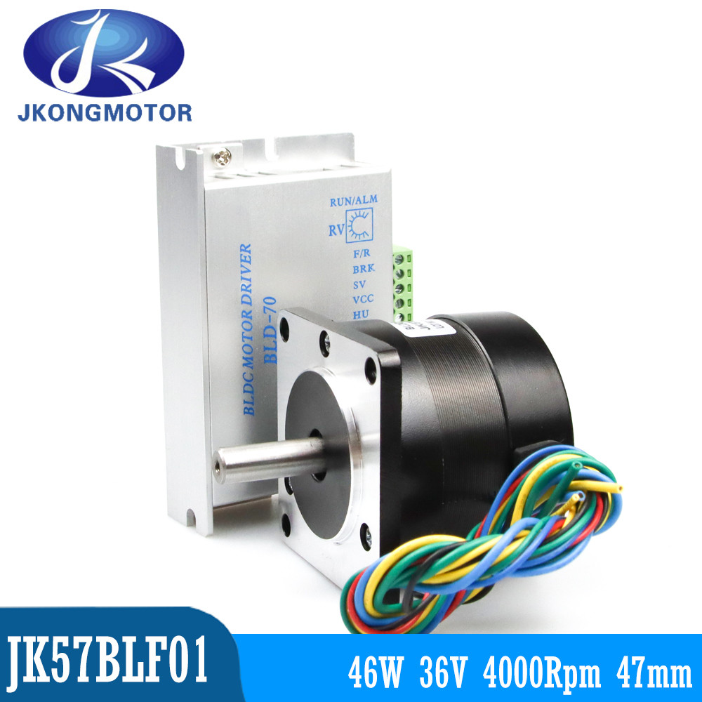 Continuous Output 92w 36v 67mm BLDC Brushless Dc Motor