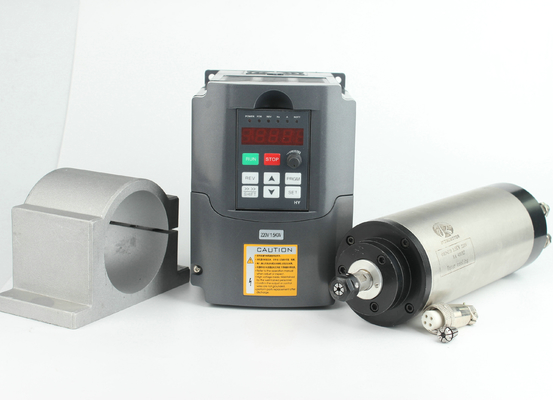 1.5kw Spindle Water Cooled Kit ER16 ER11 Milling Spindle Motor With VFD