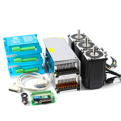 86hsn115 6a 8.0n.M Nema34 Closed Loop Stepper Drive 3axis Cnc Kit With Driver HSD86