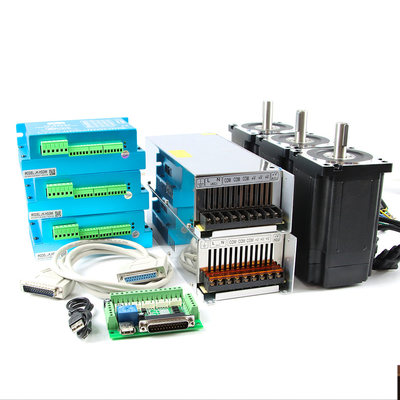 3kit Nema 34 Closed Loop Stepper Motor 86hsn115 Mach3 Hybrid 86 Servo Drive Cnc Power Supply