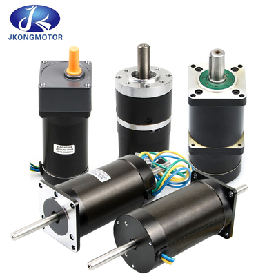 Brushless DC BLDC Electric Motor With Gearbox / Brake / Encoder / Controller 24V 36V 48V DC Servo Motor For Lawn Mower