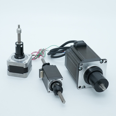 Jkongmotor 12V 24V NEMA 8 11 17 23 24 34 42 52 Mini Micro Ball Screw Linear Geared Closed Loop Stepper Motor with Brake