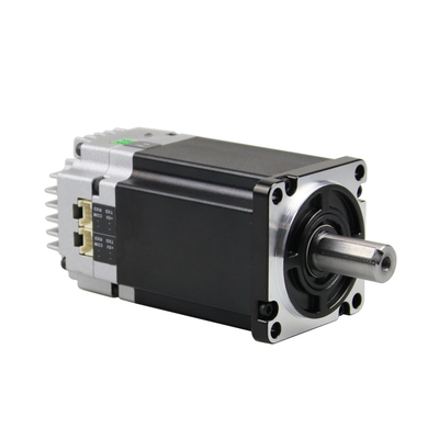 Jkongmotor Integrated DC Servo Motor 24 36V 0.45nm 3000rpm 57X57mm 140W DC Servo Motors with RS485 Canopen for Textile