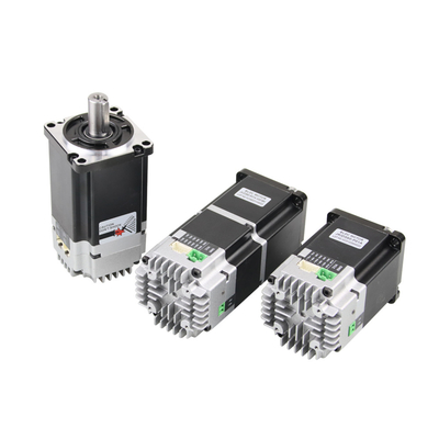 Jkongmotor Integrated DC Servo Motor 24 36V 0.45nm 3000rpm 57X57mm 140W DC Servo Motors with RS485 Canopen for Textile
