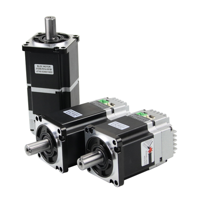 Jkongmotor Integrated DC Servo Motor 24 36V 0.45nm 3000rpm 57X57mm 140W DC Servo Motors with RS485 Canopen for Textile