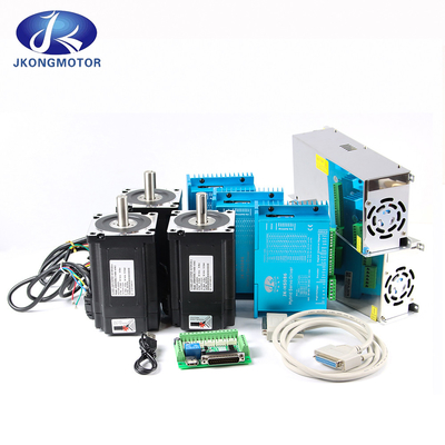 Jkongmotor Nema 11 17 23 24 34 Close Loop Hybrid Set Integrated Closed Loop Stepper Motor With Encoder / Brake / Gearbox