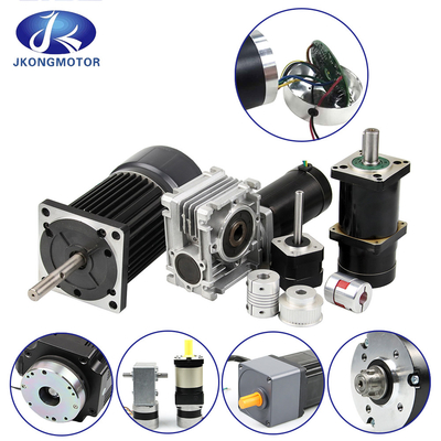 Jkongmotor Worm Gear Brushless DC Motor 200w 400w 80mm BLDC Motor 24V 48V Nema23 34 Planetary Gearbox/ Brake/ Encoder