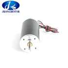 42mm Permanent Magnet Electric Motor , 14W 3500RPM Brush Type Motor CE ROHS Approved