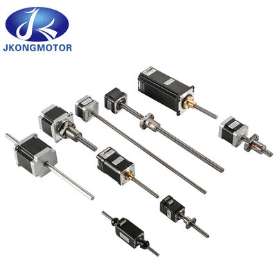 Jkongmotor OEM ODM Customized 2 Phase Hybrid Bipolar Nema 8 11 14 17 23 24 34 Linear Stepper Motor with Lead Screw