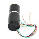 Round 24v 11w 2100rpm 71:1 Speed Ratio Geared Brushless Dc Motor High Torque