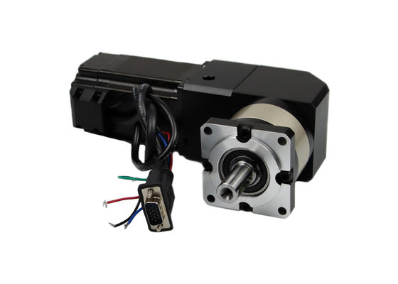 Nema23 18kg.Cm 4.2A Geared CNC Stepepr Motor With WPLF60 1:3 90 Degree Angle Gearbox