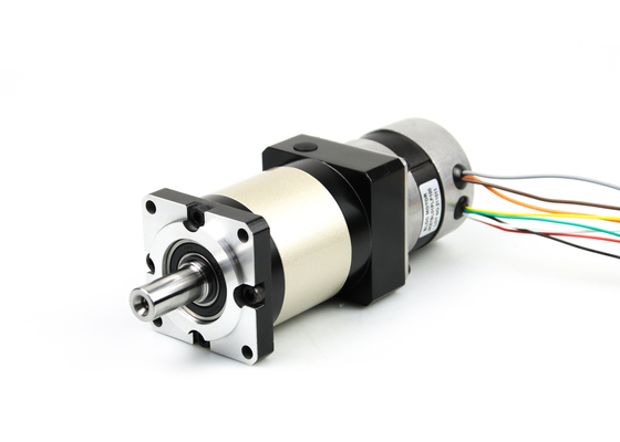 24V 3300rpm 57mm Reduction Ratio 1:100 BLDC Motor With Planetary Gearbox