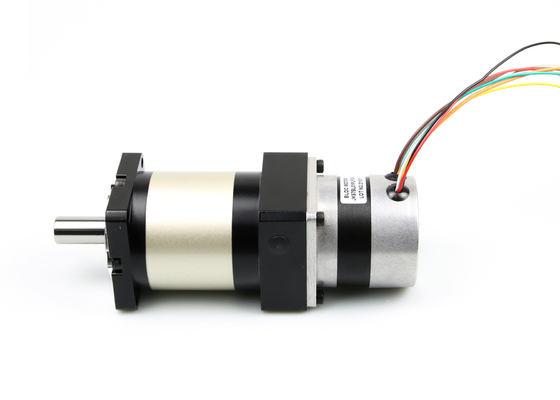 24V 3300rpm 57mm Reduction Ratio 1:100 BLDC Motor With Planetary Gearbox