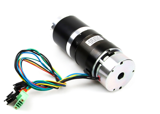 3 Phase 4 Poles 24v 35w Geared Brushless Motor With Brake