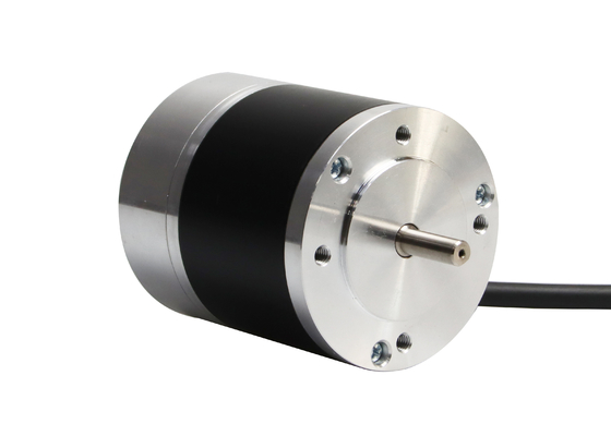 Round 80mm 60w 0.28N.M Waterproof Brushless Dc Motor With Integrated Controller