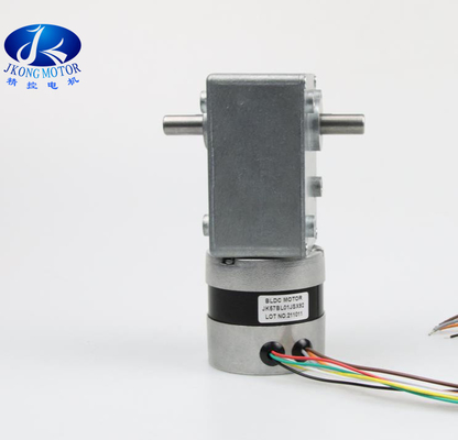 57mm  92:1 Brushless DC Gear Motor 120 Degree Electrical Angle