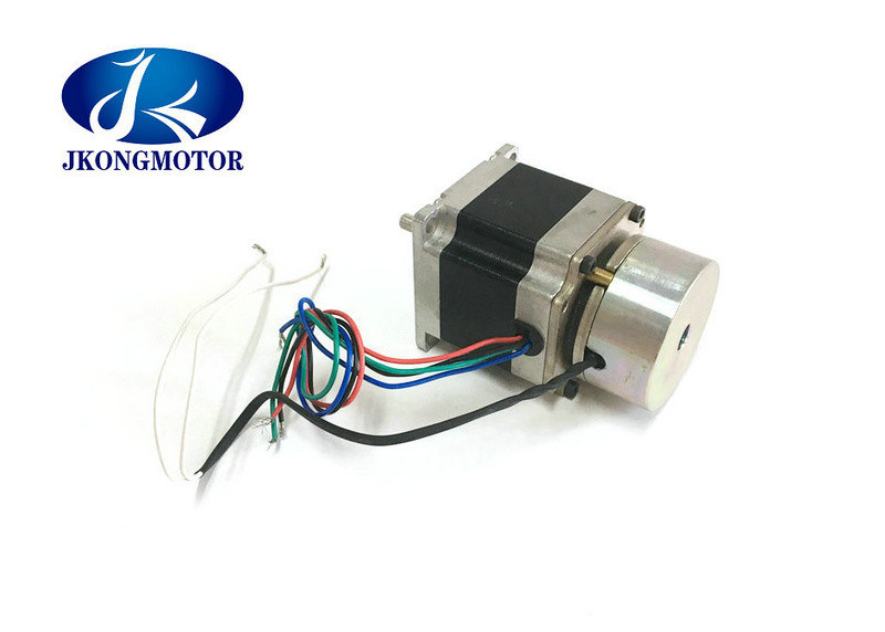 Square High Torque Stepper Motor With Brake Nema 23 2N.M 24V 3A 1.8