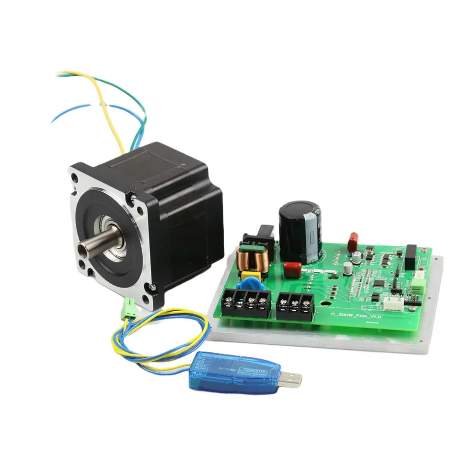 220V 3000Rpm 400w Bldc Motors With RS485 Controller Driver Board