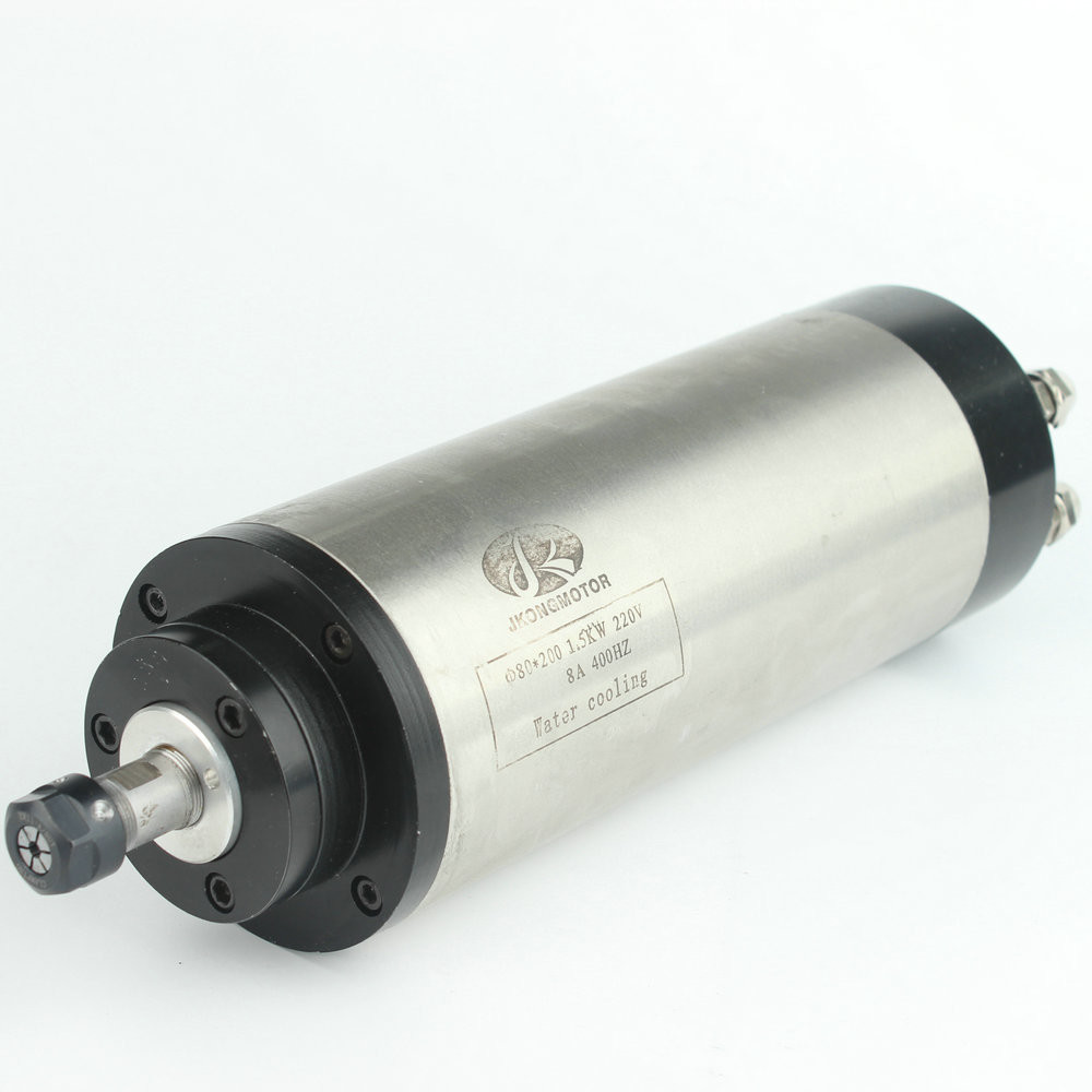 1.5kw Spindle Water Cooled Kit ER16 ER11 Milling Spindle Motor With VFD