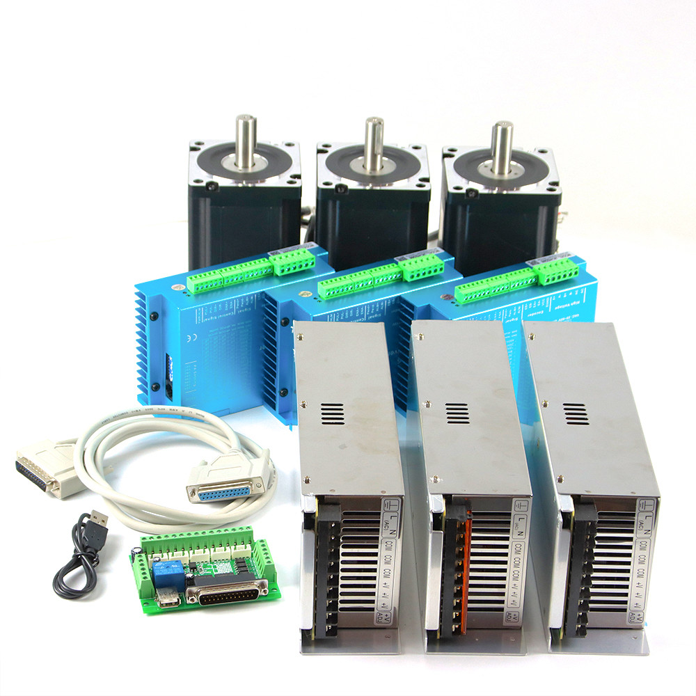 Cnc Nema 34 Closed Loop Stepper Motor 3 Axis 86 Hybrid Stepping Easy Servo Motor 4.5n.M