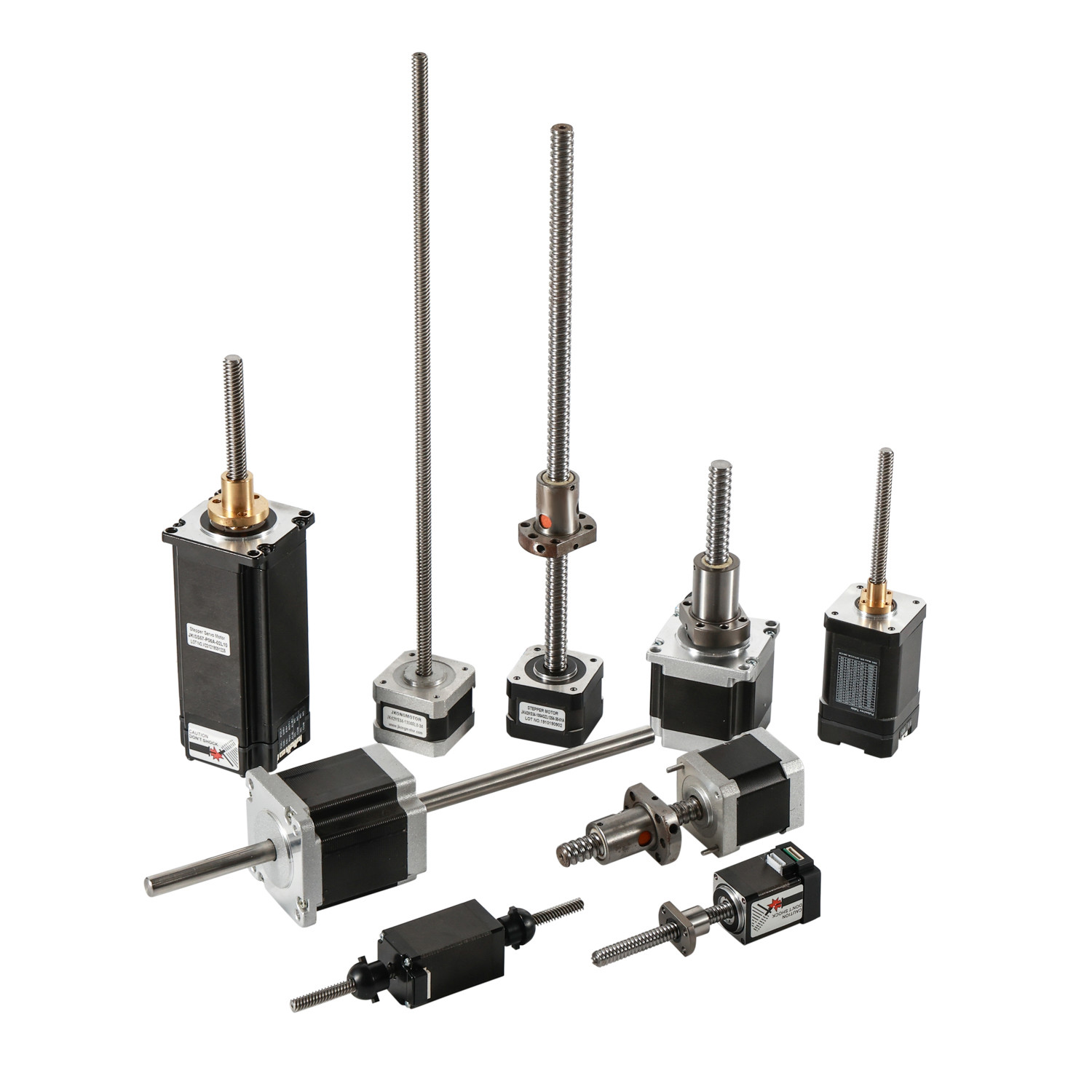Jkongmotor NEMA 8/11/14/17/23/24/34 T5/T8/T10 Trapezoidal Thread Screw Linear Stepper Motor With Lead Screw Step Motor