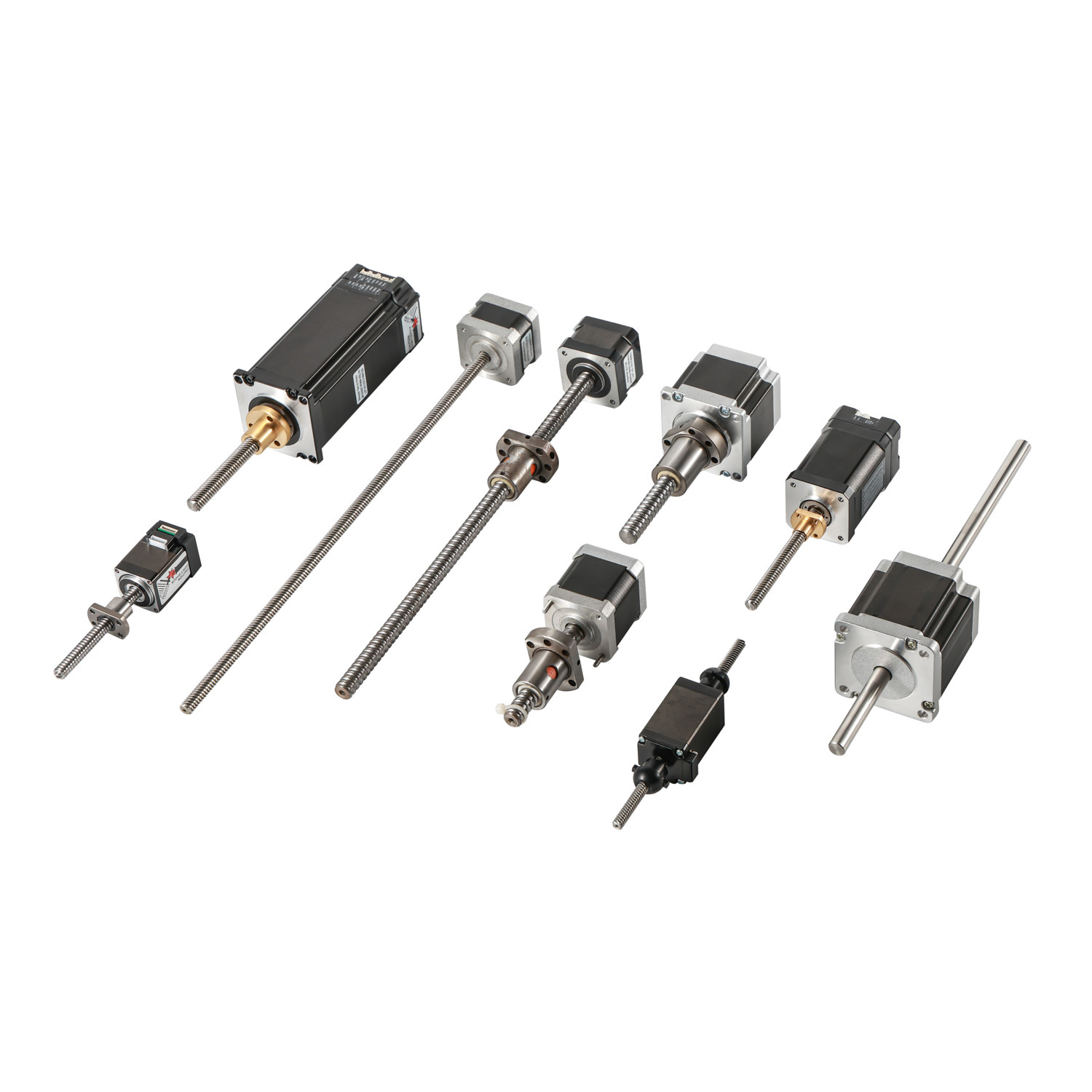 Jkongmotor 12V 24V NEMA 8 11 17 23 24 34 42 52 Mini Micro Ball Screw Linear Geared Closed Loop Stepper Motor with Brake