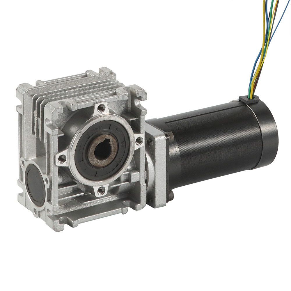 Jkongmotor Worm Gear Brushless DC Motor 200w 400w 80mm BLDC Motor 24V 48V Nema23 34 Planetary Gearbox/ Brake/ Encoder