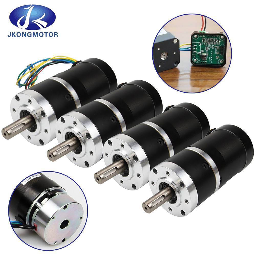 Jkongmotor OEM Manufacturer 56mm High Torque High Speed Rpm Micro Small 12V 24V Mini Planetary Bldc Brushless Dc Motor With Encoder