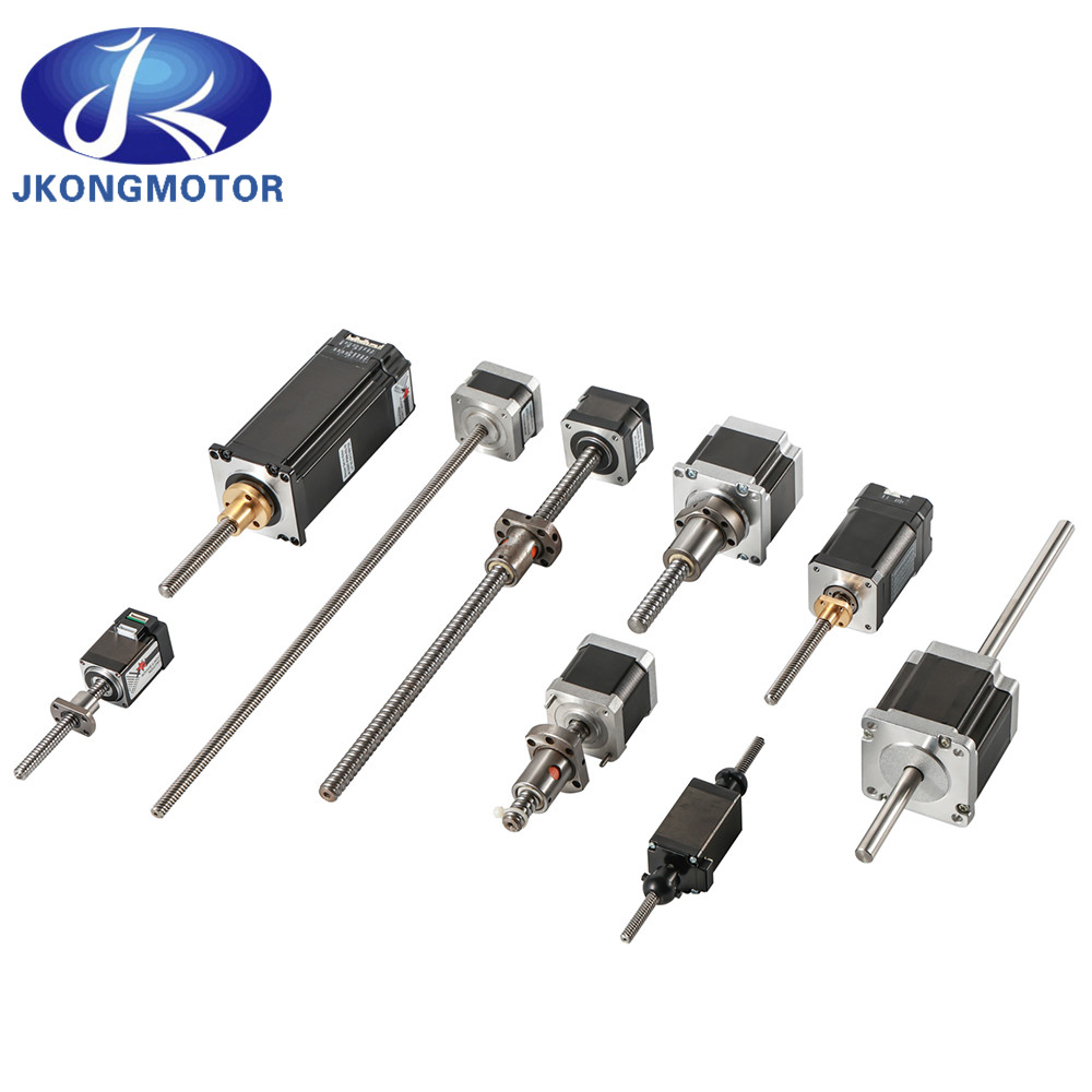 Jkongmotor Chinese Factory Nema8 11 14 16 17 23 24 34 Linear Stepper Motor With Lead Screw For 3d Printer Linear Stepper Motor