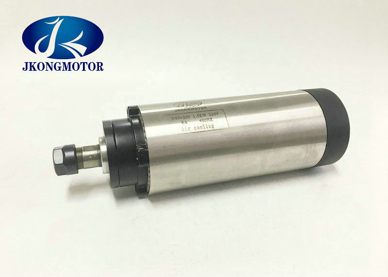 1.5kw  High Speed Spindle Motors ER11 ,  ER16 Water Cooled Spindle Motors For Cnc Machines