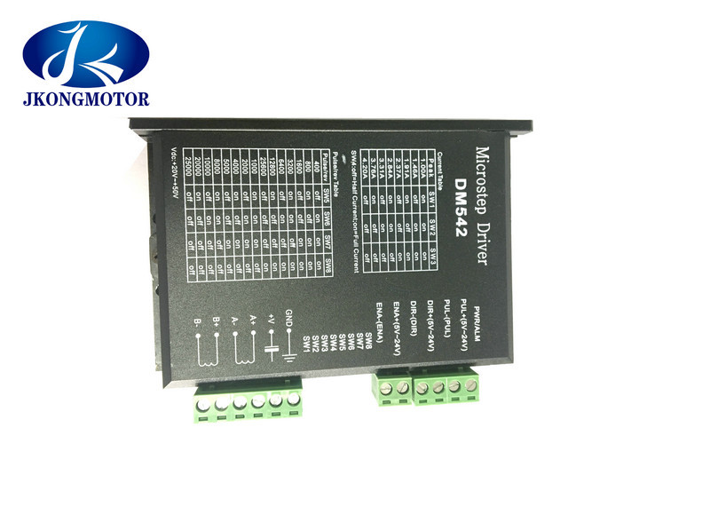 Two Phase Stepper Motor Driver DC 20V DM542 Stepper Motor Driver 1A - 4.2A  High Performance CE Approved