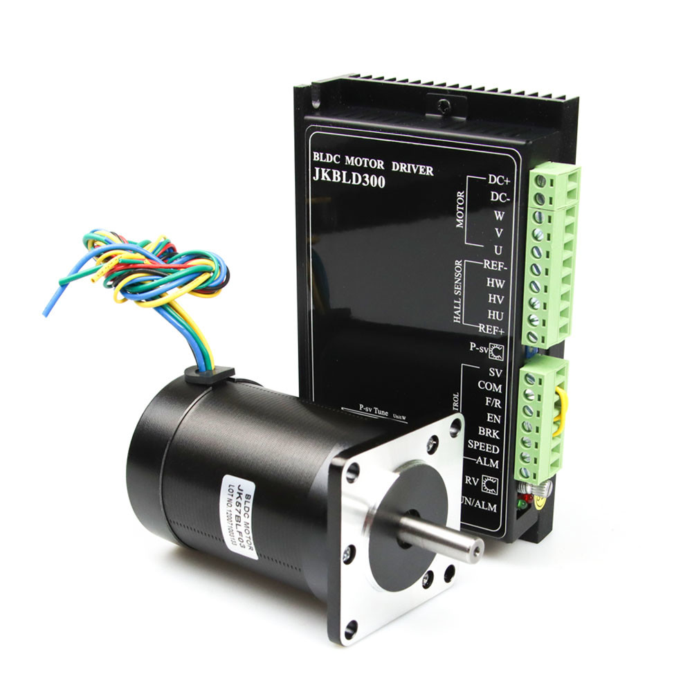 ISO9001 0.33Nm 138w 3 phase 57mm square dc motor with hall sensor