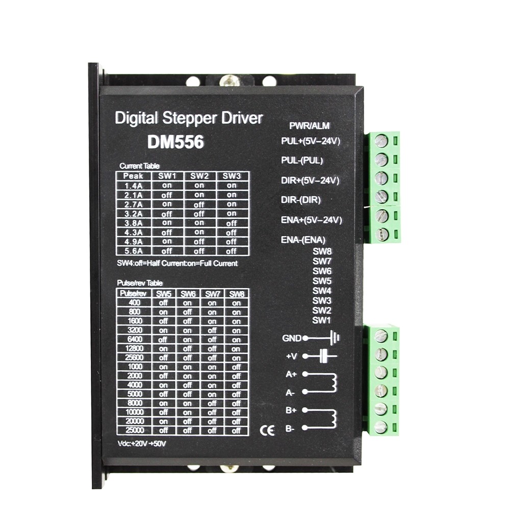 Two Phase DC 20V 1A - 4.2A DM542 Stepper Driver With Low Vibration