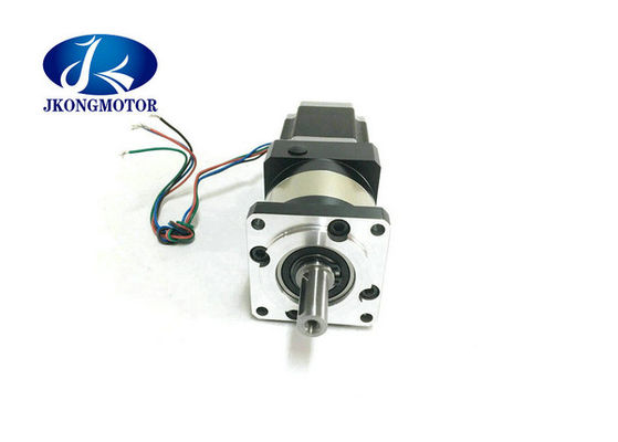 Geared Stepper Motor Single Shaft 264oz  In 1.89N . M  , Nema 23 stepper motor gear reducer