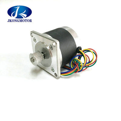 Hybrid Step Motor Round Nema 23 Hybrid Stepper Motor 2.88kg.Cm - 14kg.Cm Can With Pulley , CE ROHS